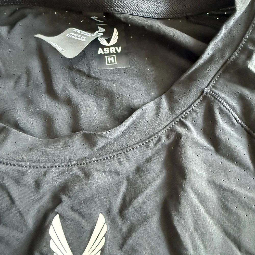 ASRV Black Short Sleeve Men's Tee - Picture 3 of 4